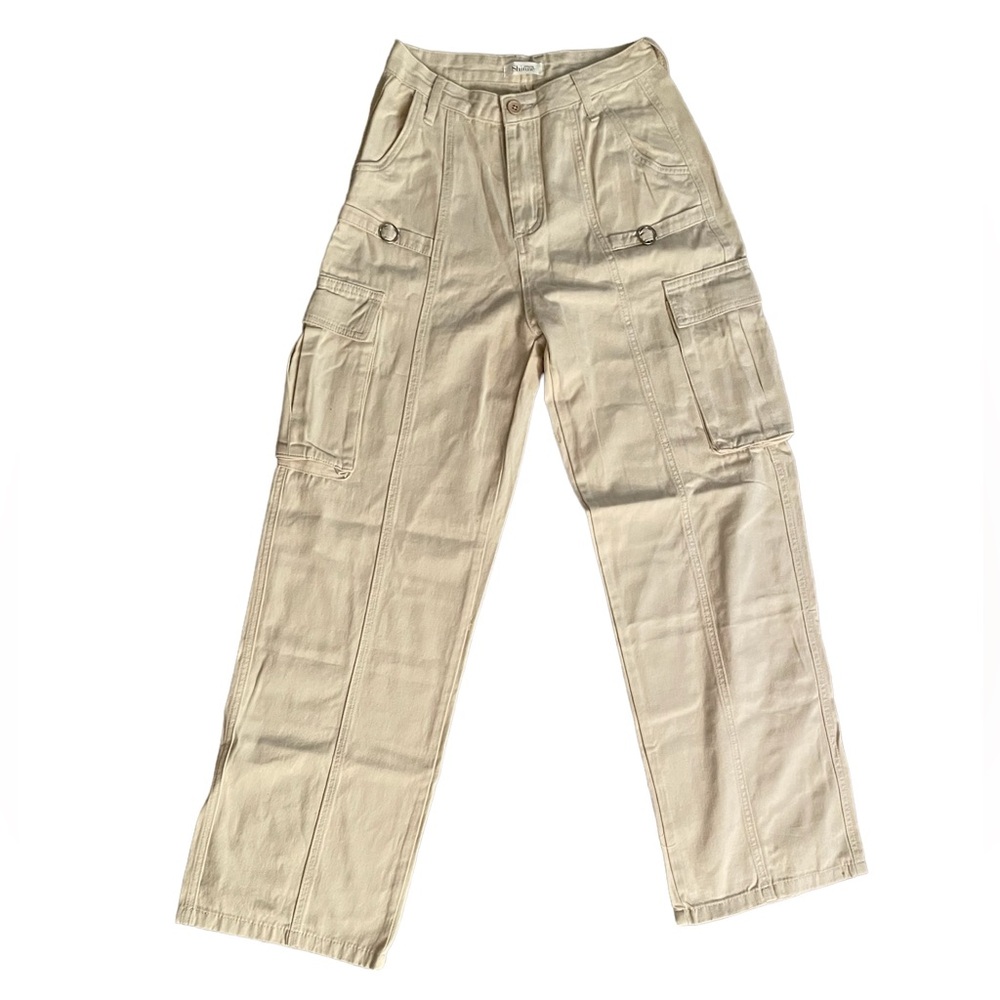 Women’s wide leg cargo pants - size 2